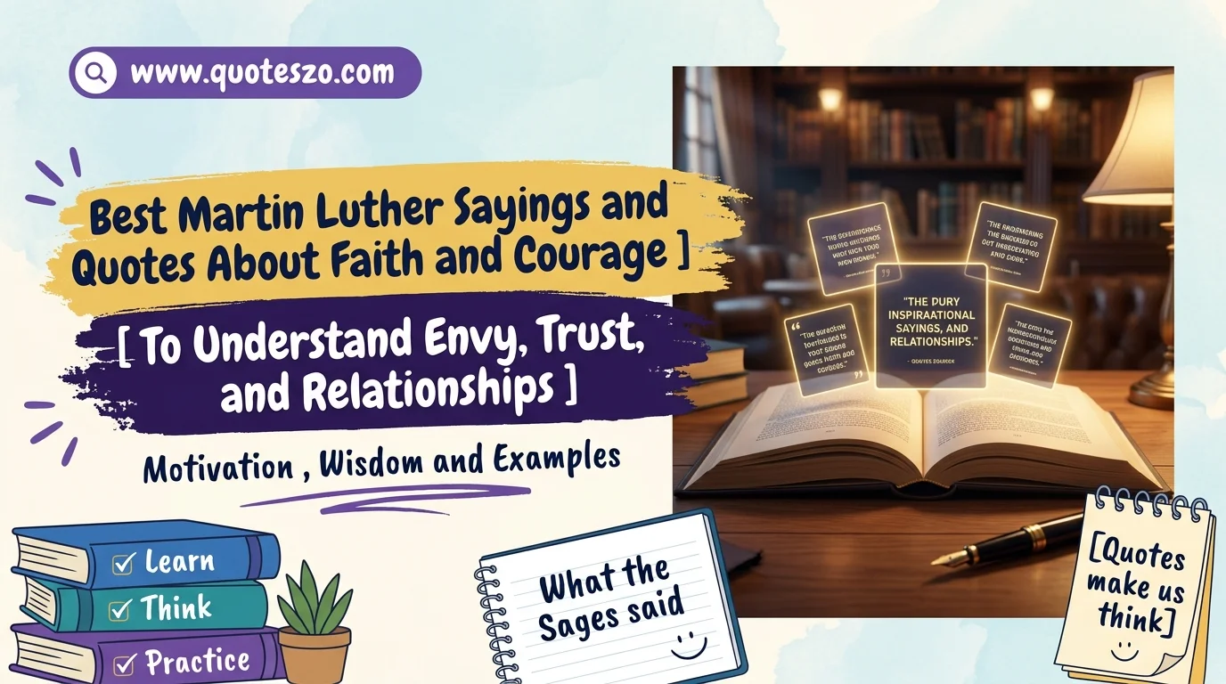 Best Martin Luther Sayings and Quotes About Faith and Courage