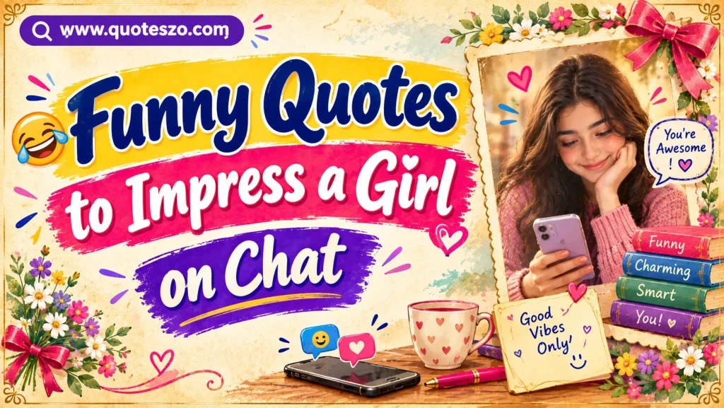 Funny Quotes to Impress a Girl on Chat