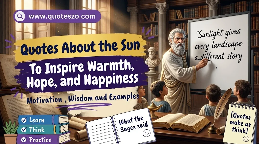 quotes about the sun